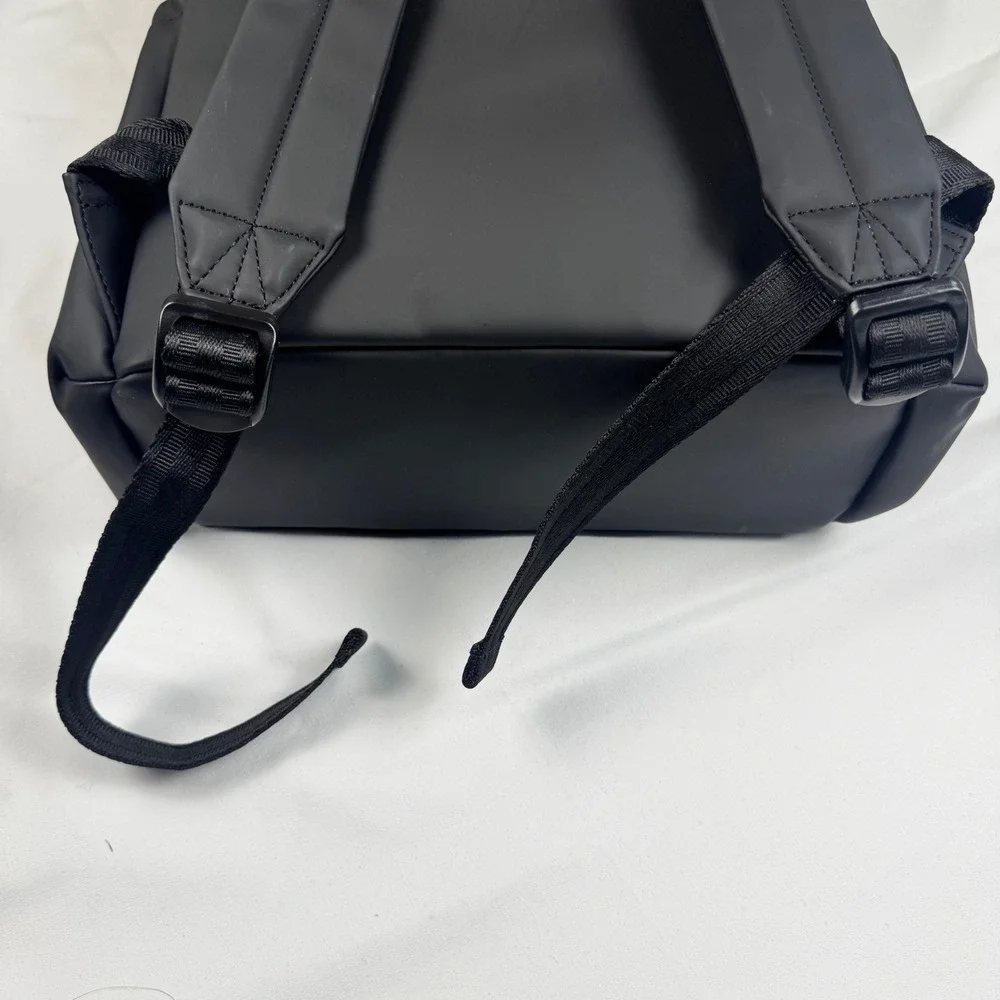 Hunter‎ Original Top Clip Backpack Black Rubberized Water Resistant Bag NEW